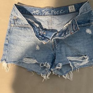 Free people shorts size 25